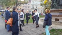 Mitglieder des Verein Städtetourismus bei der Stadtführung in Eisenach
