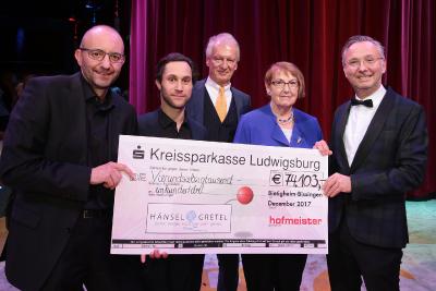 (links nach rechts): Jerome Braun, Ludwig Trepte, Günter Mächtle, Barbara Schäfer-Wiegand, Frank Hofmeister