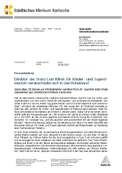 300922_PM_Direktor der Franz-Lust-Klinik für Kinder- und Jugendmedizin verabschiedet sich in den.pdf