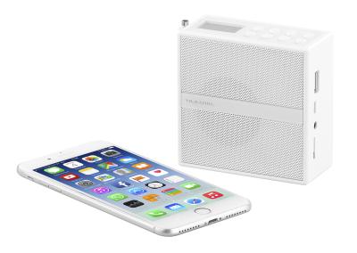 VR-Radio Steckdosenradio MPS-800.bt mit DAB+/FM, Bluetooth, USB, Freisprecher & Akku, 6 Watt