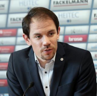 HCE-Geschäftsführer René Selke freut sich auf Benedikt Kellner / Foto: HJKrieg, Erlangen