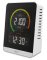 infactory Digitales CO2-Messgerät mit Temperatur, Luftfeuchtigkeit, Uhr & Wecker