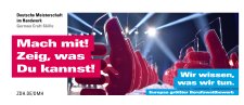 Startschuss zur Deutschen Meisterschaft im Handwerk: Gemeinsam mit rund 3.000 anderen Wettkämpferinnen und Wettkämpfern kann auch der Handwerksnachwuchs der Region zeigen, was er kann. Wer sich auf Kammerebene behauptet, hat Chancen über den Landesausscheid bis zum Bundeswettbewerb zu kommen
