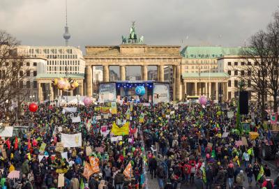 "Wir haben es satt!"-Demonstration/ Quellenangabe: Alexander Puell, www.wir haben es satt.de
