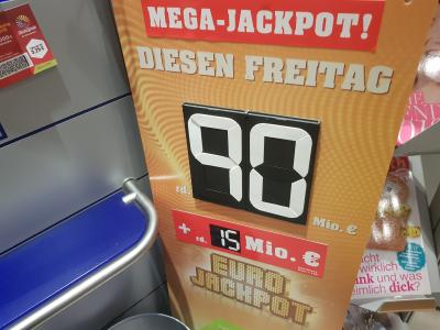 Doppeljackpot von 117 Millionen Euro