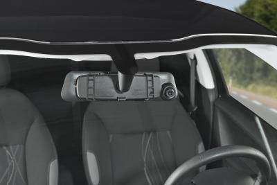 NavGear HD-Rückspiegel-Dashcam mit Rückfahrkamera und 10,9-cm-Display (4,3")