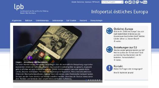Informationsportal östliches Europa: Aktuelle politische Landeskunde über 24 Länder