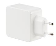 revolt Reise-Mini-USB-C-Netzteil, Quick Charge 3, 2-Pot USB Typ-C & A, 6A/33W