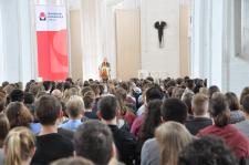 In diesem Jahr wird die Begrüßung der Erstsemester anders aussehen (Erstsemesterbegrüßung WS 2018/19 in St. Petri)