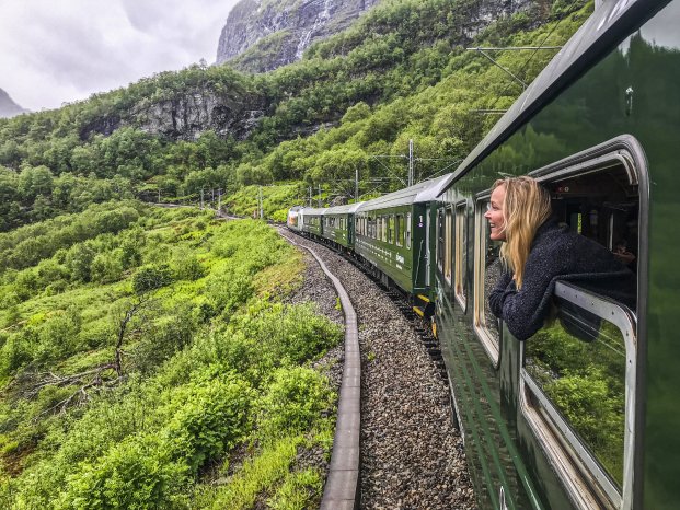 Travelling with train Flåm©Torild Moland - TravelStock.jpg