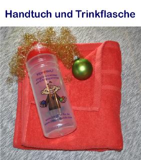 Badehandtuch + Trinkflasche