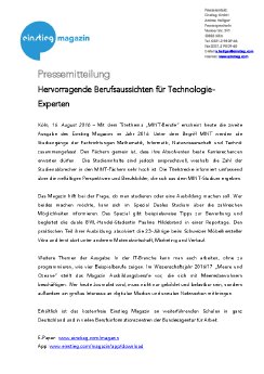 Einstieg Magazin - Hervorragende Berufsaussichten für Technologie-Experten.pdf