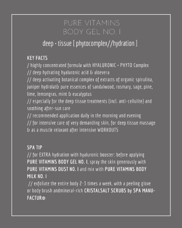 SPA MANUFACTUR_Pure Vitamins Body Gel NO. I_Productcard2.png