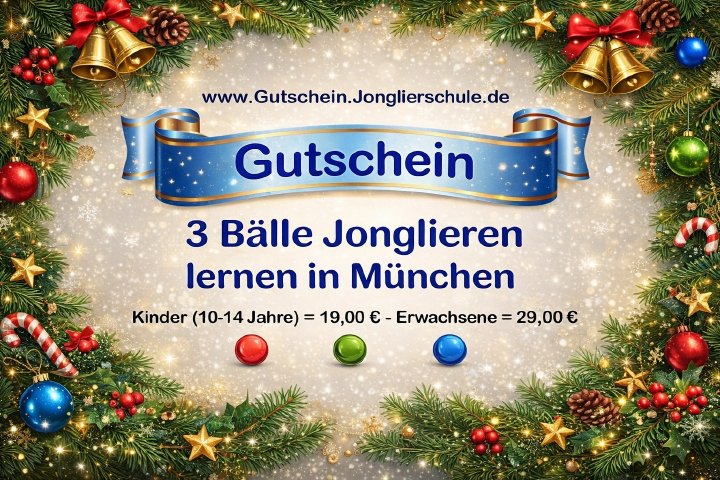 Ein Geschenk, das bewegt: Gutschein für Anfänger-Jonglierkurs München