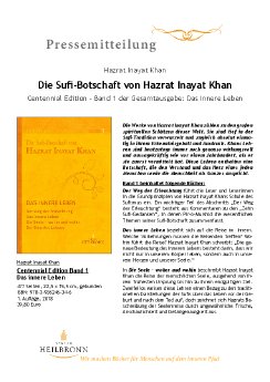 Pressemitteilung Centennial Edition Band 1 von Hazrat Inayat Khan.pdf