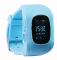 TrackerID Kinder-Smartwatch PW-110.kids mit Telefon- & SOS-Funktion, GPS-/LBS-Tracking, blau