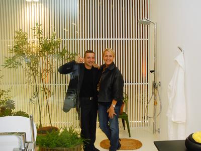 "Awakening your Senses": Unter diesem Motto präsentiert die spanische Stardesignerin Patricia Urquiola gemeinsam mit Axor Markenleiter Philippe Grohe im Rahmen des diesjährigen FuoriSalone in Mailand die Kollektion Axor Urquiola