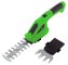 AGT Akku-Gartenschere mit 2 Aufsätzen, 1.500 mAh, 7,2 Volt, grün
