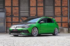 Bright green hot hatch: Golf GTI Clubsport with body kit, Barracuda Dragoon etc