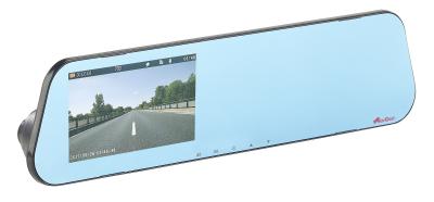 NavGear HD-Rückspiegel-Dashcam mit Rückfahrkamera und 10,9-cm-Display (4,3")