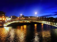 Halfpenny Bridge in Dublin