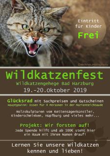 Wildkatzenfest Flyer