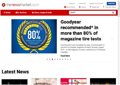 Screenshot TheNewsMarket