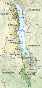 Malawi, © Grafik: Shadowxfox/Wikimedia Commons