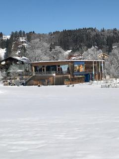 Wintercamping im südlichen Oberallgäu - Alpsee Campingplatz bei Immenstadt-Bühl
