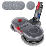 Sichler Elektrischer Wischaufsatz für Dyson V7, V8, V10, V11, V15 mit Wassertank