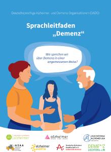 Cover zum Sprachleitfaden "Demenz", veröffentlicht zum Welt-Alzheimertag 2020
