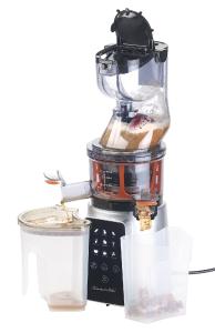 Rosenstein & Sohne 3in1-Slow-Juicer & Entsafter mit Gemuse-Reibe & Eis-Aufsatz, 200 Watt - PEARL ...