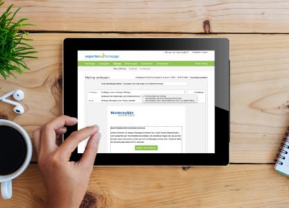 expertenhomepage Mailing-Tool | (c) expertenhomepage GmbH / graphicgoogle.com