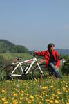 Pause beim E-Bike fahren, Foto: S. Hotz bergwerk-marketing