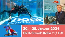 Das GRD-Team um Vorstand Sigmar Solbach auf der Messe boot 2024 in Düsseldorf.