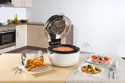 Rosenstein & Söhne Digitaler Halogen-Konvektionsofen HK-10, 6 Programme, 10 l, 1.200 Watt, 7 Teile