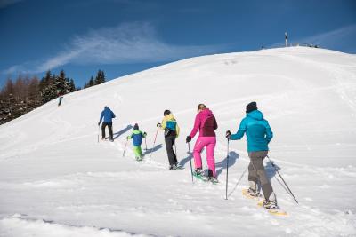 Schneeschuh-Wandern in den Hörnerdörfern im Allgäu
