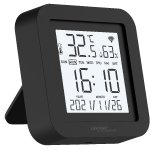 Luminea Home Control Lernfähige IR-Fernbedienung URC-155.app, Temperatur/Luftfeuchte, Display und App