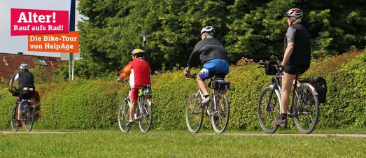 Alter! Rauf aufs Rad! Die Bike-Tour von HelpAge