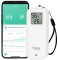 Luminea Home Control WLAN-Temperatur- und Luftfeuchtigkeitssensor mit Display, App