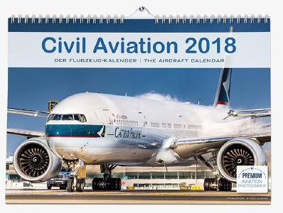 Der Flugzeugkalender Civil Aviation 2018