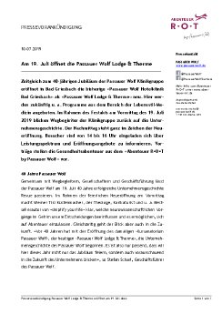 Pressevorankündigung Passauer Wolf Lodge & Therme eröffnet am 19 Juli.pdf