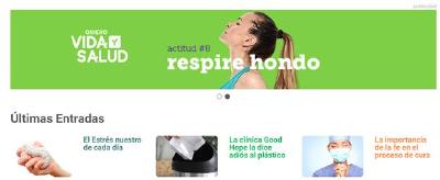 Gesundheitsportal "Quiero Vida y Salud" © Screenshot: Jens Mohr/APD