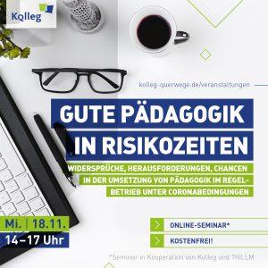 Gute Pädagogik in Risikozeiten in Kitas