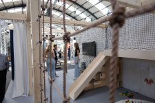 Ein Einblick aus dem Inneren des Kindergarten-Moduls. 