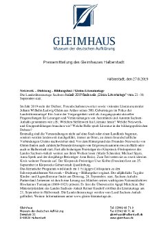2019-09-21 Gleim-Literaturtage, Pressemitteilung des Gleimhauses Halberstadt.pdf