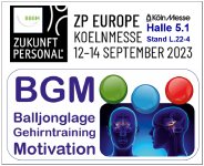 BGM - Balljonglage, Gehirntraining, Motivation - Halle 5.1., Stand L.22-4