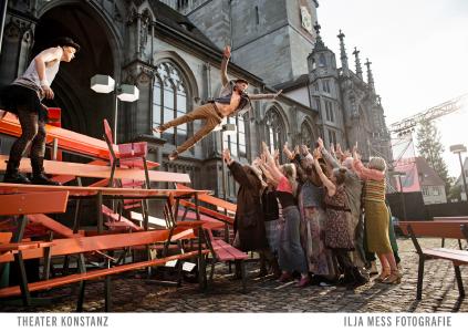 Freilichttheater Muensterplatz Wilhelm Tell / Bildnachweis Theater Konstanz Ilja Mess