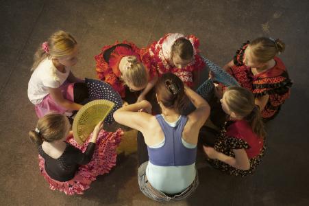 Flamenco Kinder Birkenried / Foto Javier Moya