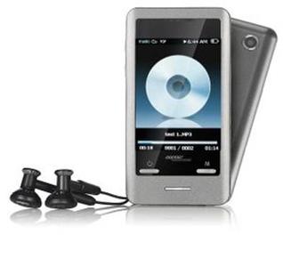 auvisio Touchscreen-MP3- & Video-Player mit Kamera DMP-640.touch